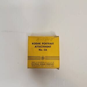 Vintage Kodak Portrait Attachment No. 5A in Original Package and Tin